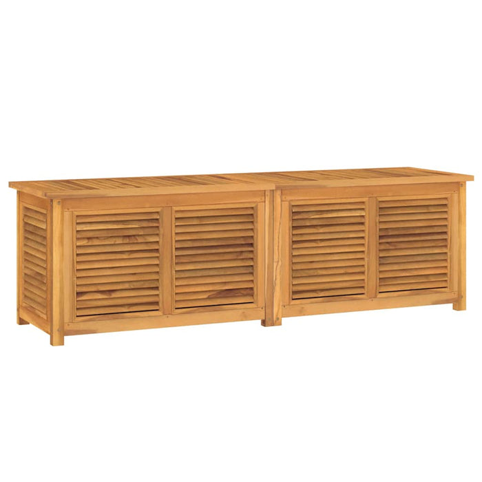 Ladă depozitare grădină cu geantă, 175x50x55 cm, lemn masiv tec - WALTI WALTI