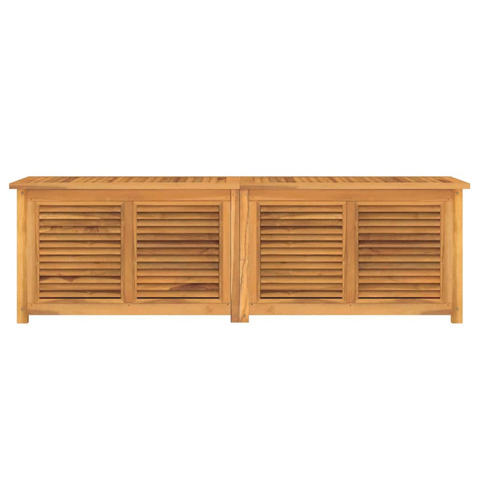 Ladă depozitare grădină cu geantă, 175x50x55 cm, lemn masiv tec - WALTI WALTI