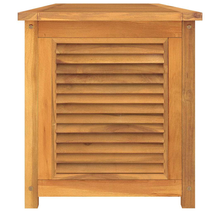 Ladă depozitare grădină cu geantă, 175x50x55 cm, lemn masiv tec - WALTI WALTI