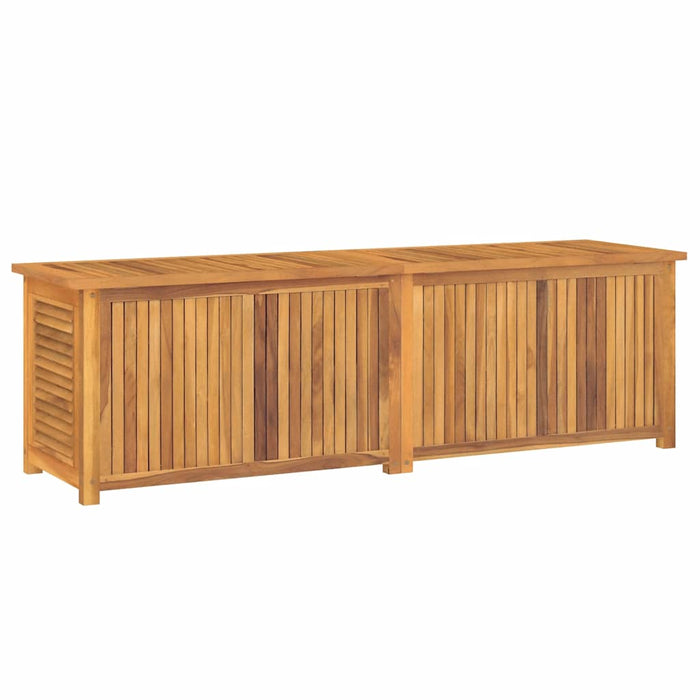 Ladă depozitare grădină cu geantă, 175x50x55 cm, lemn masiv tec - WALTI WALTI