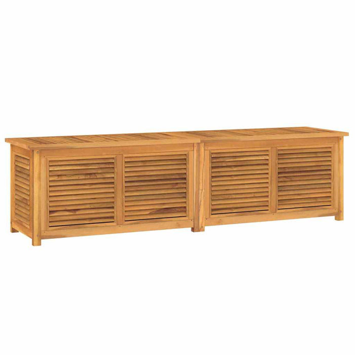 Ladă depozitare grădină cu geantă, 200x50x55 cm, lemn masiv tec - WALTI WALTI