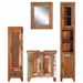 Set mobilier de baie, 4 piese, lemn masiv recuperat - WALTI WALTI