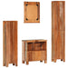 Set mobilier de baie, 4 piese, lemn masiv recuperat - WALTI WALTI