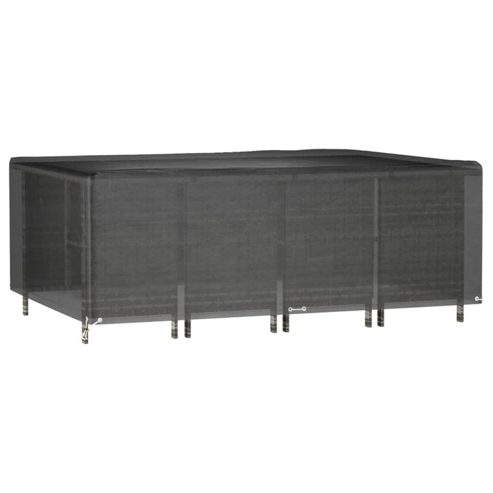 Husă pentru mobilier grădină, 12 ocheți, 240x180x80 cm, pătrat - WALTI WALTI