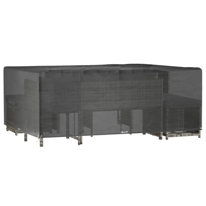 Husă pentru mobilier grădină, 16 ocheți, 300x250x90 cm, pătrat - WALTI WALTI
