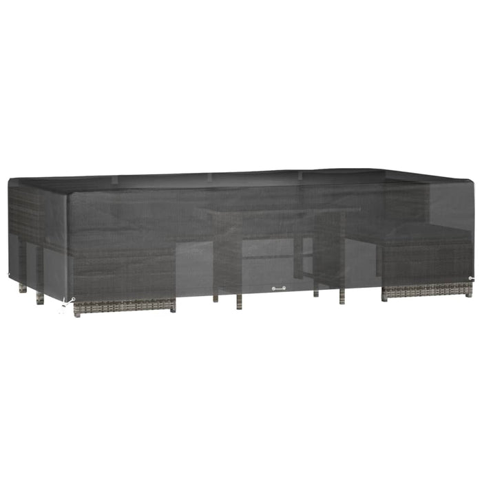 Husă pentru mobilier grădină, 12 ocheți, 315x160x75 cm, pătrat - WALTI WALTI