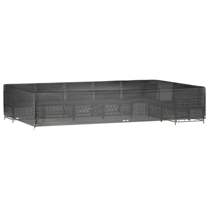 Husă pentru mobilier grădină, 16 ocheți, 325x205x60 cm, pătrat - WALTI WALTI