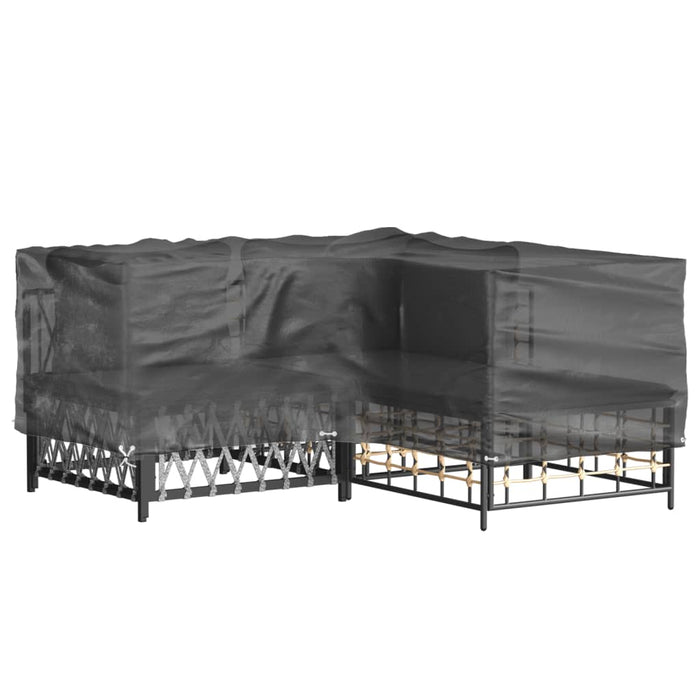 Husă mobilier de grădină în formă de L 16 ocheți, 215x215x70 cm - WALTI WALTI