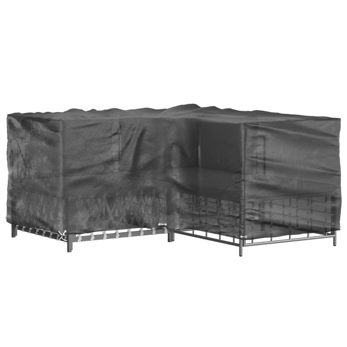 Husă mobilier de grădină în formă de L 16 ocheți, 215x215x90 cm - WALTI WALTI