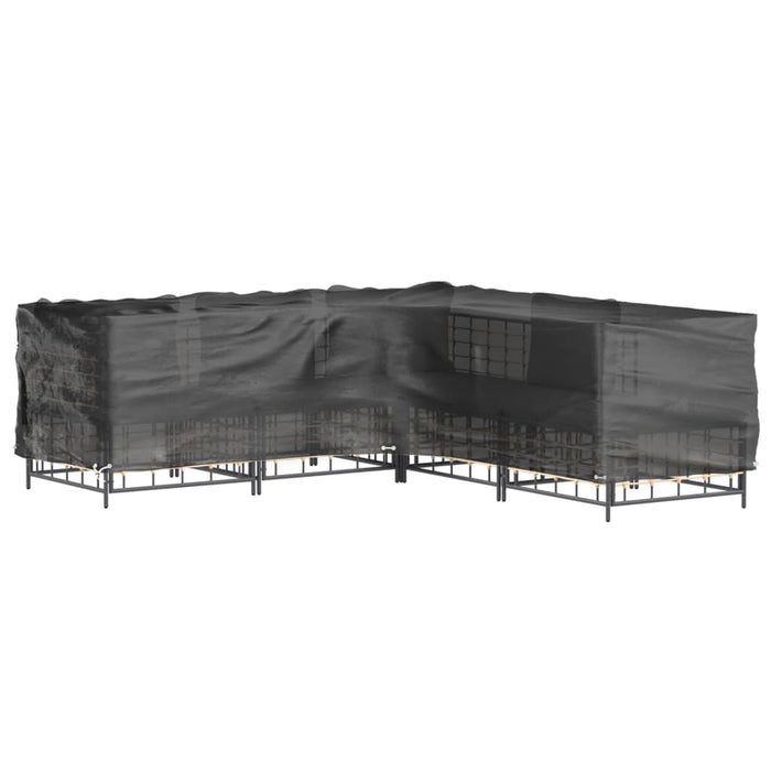 Husă mobilier de grădină în formă de L 16 ocheți, 250x250x70 cm - WALTI WALTI