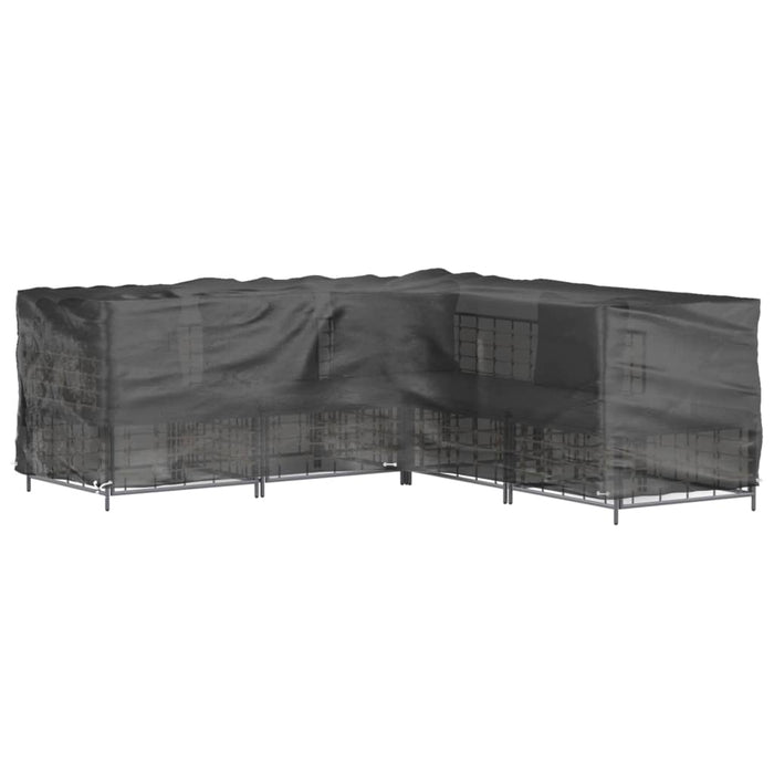 Husă mobilier de grădină în formă de L 20 ocheți, 300x300x70 cm - WALTI WALTI