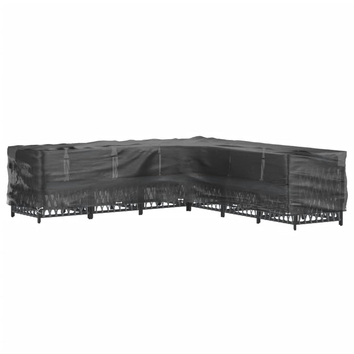 Husă mobilier de grădină în formă de L 20 ocheți, 300x300x90 cm - WALTI WALTI