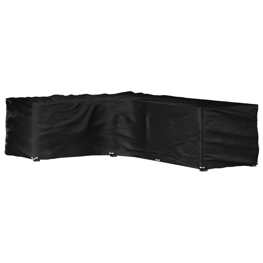 Husă mobilier de grădină în formă de L 18 ocheți, 220x285x80 cm - WALTI WALTI