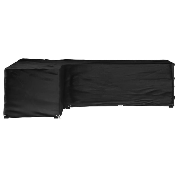 Husă mobilier de grădină în formă de L 18 ocheți, 220x285x80 cm - WALTI WALTI