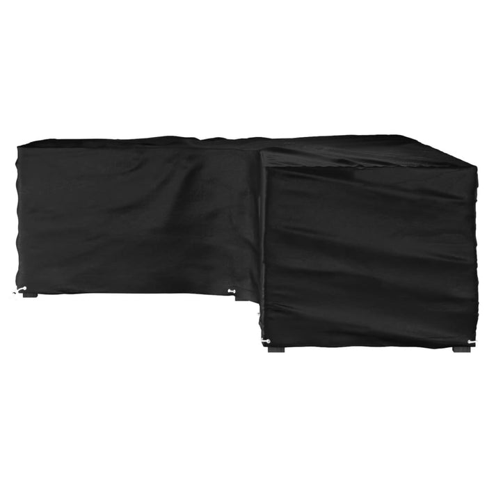 Husă mobilier de grădină în formă de L 18 ocheți, 220x285x80 cm - WALTI WALTI