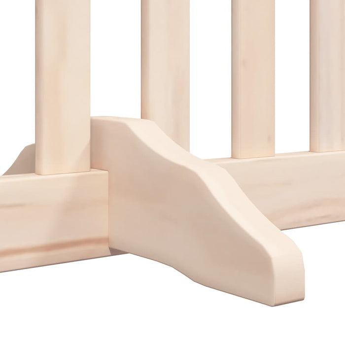 Poartă de câini pliabilă cu ușă, 12 panouri, 960 cm, lemn plop - WALTI WALTI