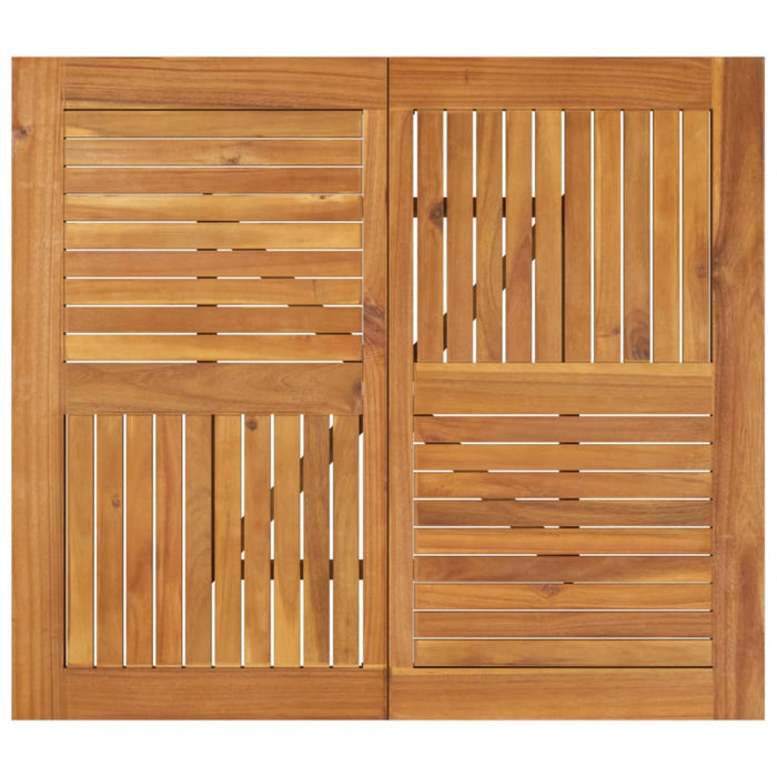 Masă de grădină, 85x85x75 cm, lemn masiv de acacia - WALTI WALTI