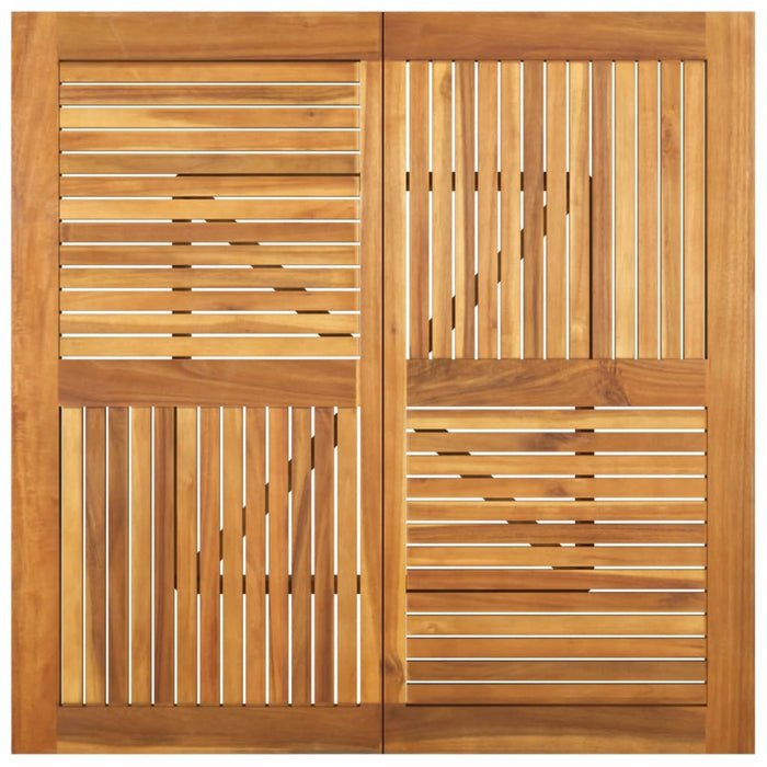 Masă de grădină, 110x110x75 cm, lemn masiv de acacia - WALTI WALTI