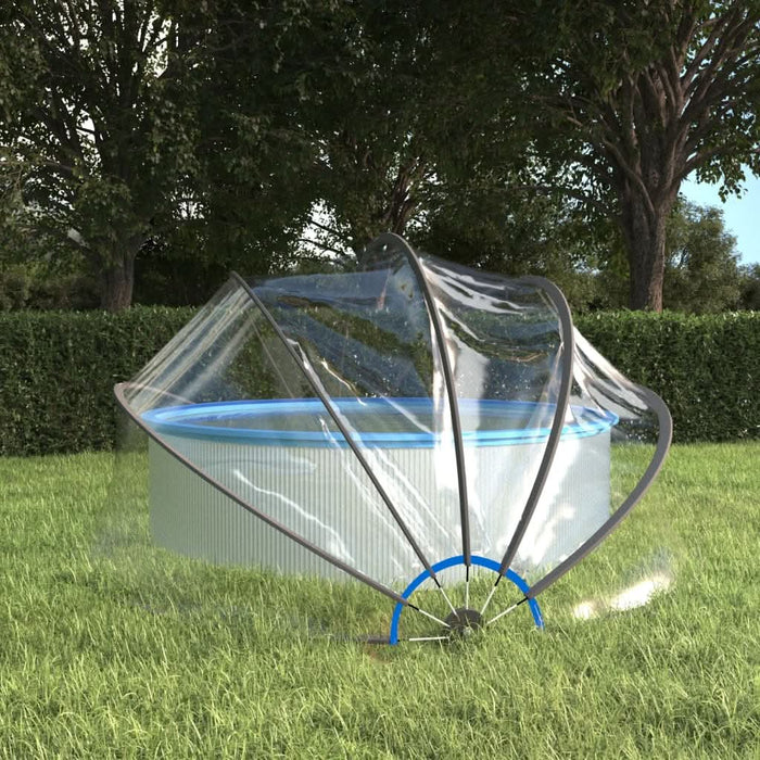 Cupolă pentru piscină, 376x188 cm, PVC, rotund - WALTI WALTI