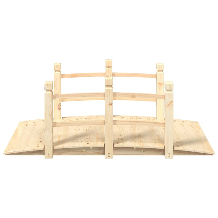 Pod de grădină cu balustrade, 150x67x56 cm, lemn masiv de molid - WALTI WALTI