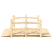 Pod de grădină cu balustrade, 150x67x56 cm, lemn masiv de molid - WALTI WALTI