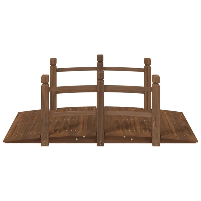 Pod de grădină cu balustrade, 150x67x56 cm, lemn masiv de molid - WALTI WALTI