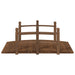 Pod de grădină cu balustrade, 150x67x56 cm, lemn masiv de molid - WALTI WALTI
