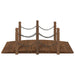 Pod de grădină balustrade cu lanț 150x67x56 cm lemn masiv molid - WALTI WALTI