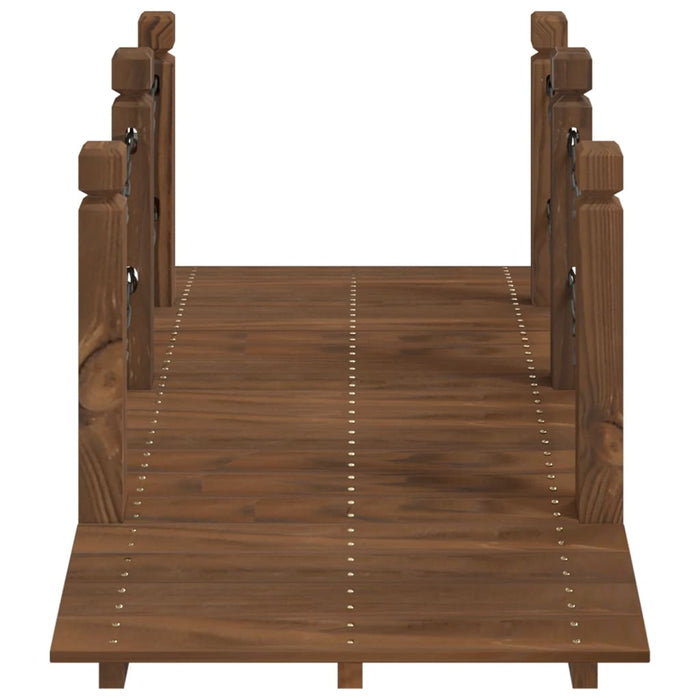 Pod de grădină balustrade cu lanț 150x67x56 cm lemn masiv molid - WALTI WALTI