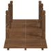 Pod de grădină balustrade cu lanț 150x67x56 cm lemn masiv molid - WALTI WALTI