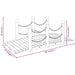 Pod de grădină balustrade cu lanț 150x67x56 cm lemn masiv molid - WALTI WALTI
