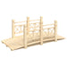 Pod de grădină cu balustrade, 150x67x56 cm, lemn masiv de molid - WALTI WALTI