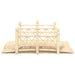 Pod de grădină cu balustrade, 150x67x56 cm, lemn masiv de molid - WALTI WALTI