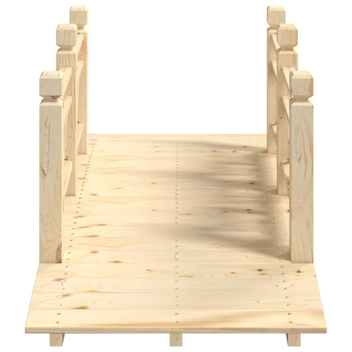 Pod de grădină cu balustrade, 150x67x56 cm, lemn masiv de molid - WALTI WALTI