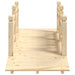 Pod de grădină cu balustrade, 150x67x56 cm, lemn masiv de molid - WALTI WALTI