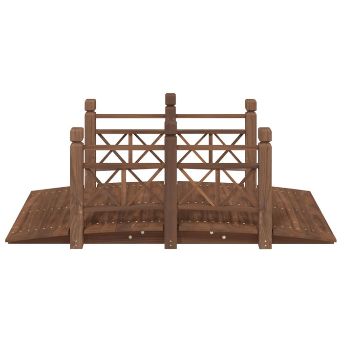 Pod de grădină cu balustrade, 150x67x56 cm, lemn masiv de molid - WALTI WALTI