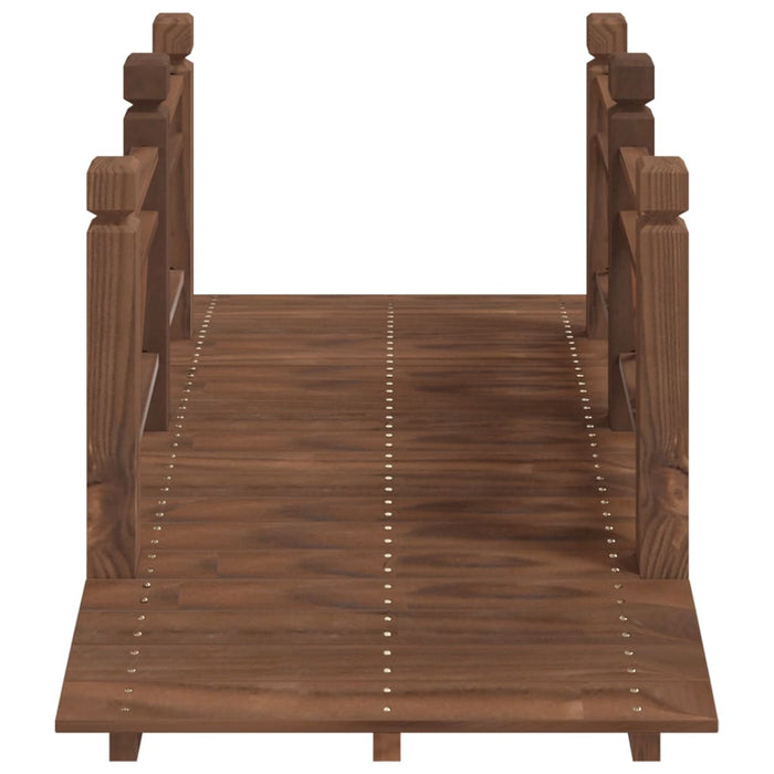 Pod de grădină cu balustrade, 150x67x56 cm, lemn masiv de molid - WALTI WALTI