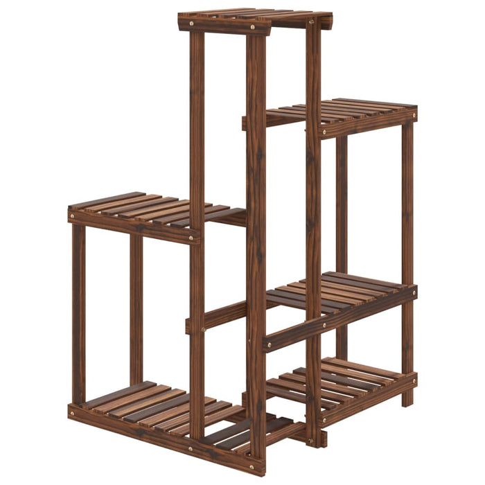 Suport pentru flori, 62,5x61,5x101,5 cm, lemn masiv de brad WALTI