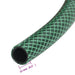 Furtun de piscină verde, 20 m, PVC - WALTI WALTI