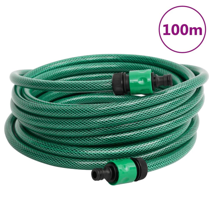 Furtun de piscină, verde, 100 m, PVC - WALTI WALTI
