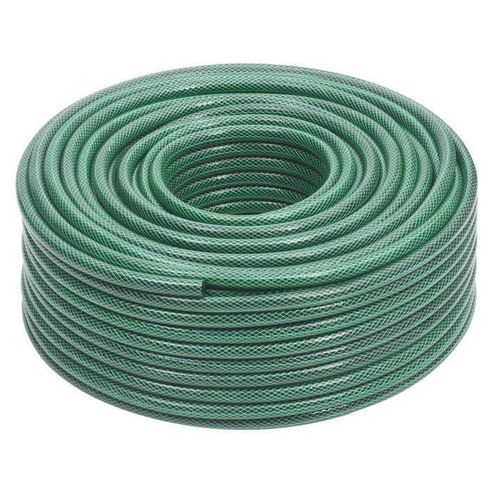 Furtun de grădină cu set de racorduri, verde, 0,5", 100 m, PVC WALTI