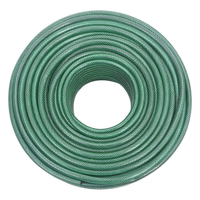 Furtun de grădină cu set de racorduri, verde, 0,5", 100 m, PVC WALTI