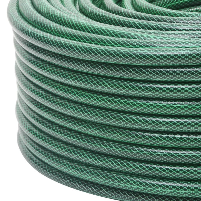 Furtun de grădină cu set de racorduri, verde, 0,5", 100 m, PVC WALTI