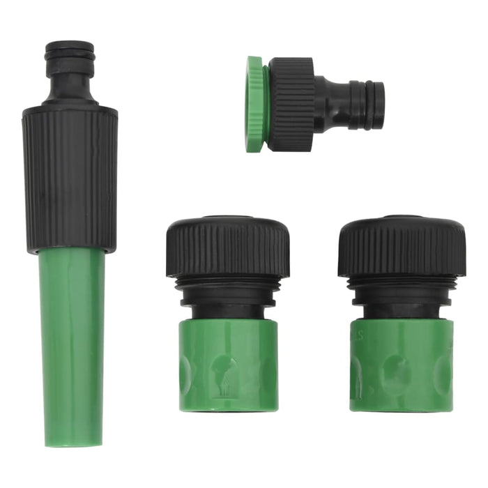Furtun de grădină cu set de racorduri, verde, 0,5", 100 m, PVC WALTI
