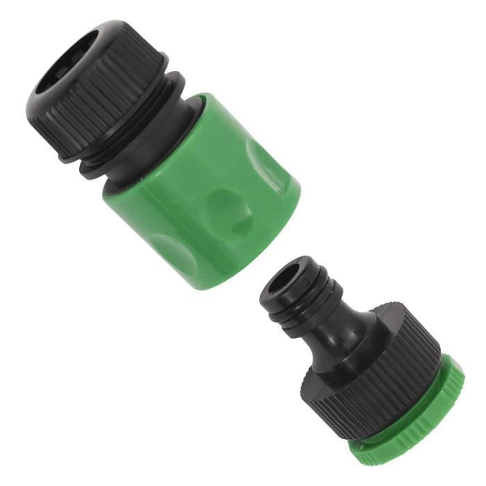 Furtun de grădină cu set de racorduri, verde, 0,5", 100 m, PVC WALTI
