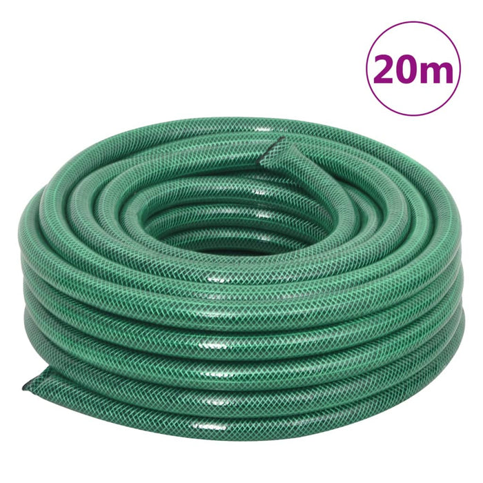 Furtun de grădină cu set de racorduri, verde, 0,75", 20 m, PVC - WALTI WALTI
