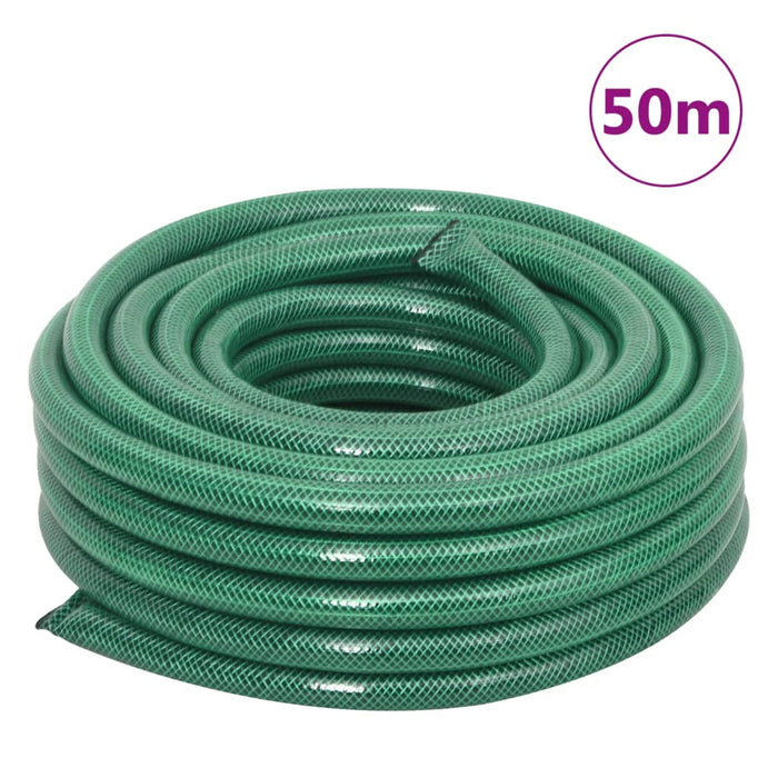 Furtun de grădină cu set de racorduri, verde, 0,75", 50 m, PVC - WALTI WALTI