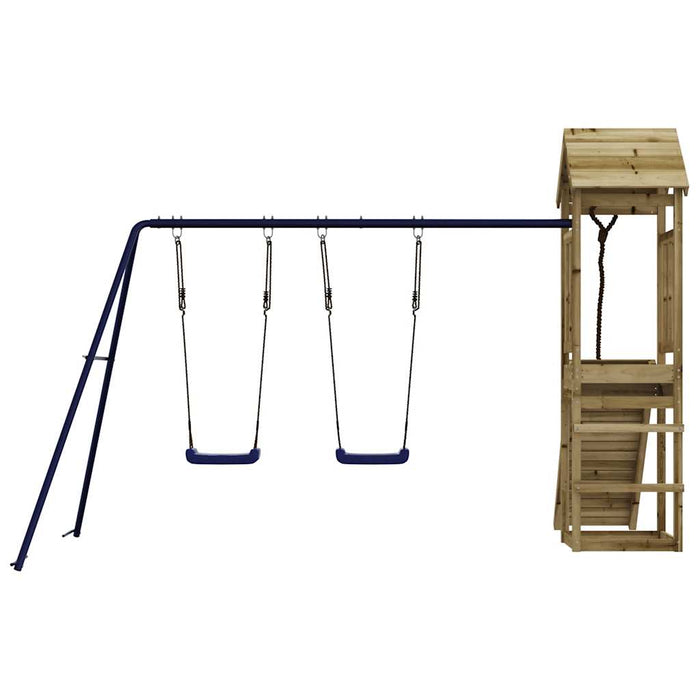 Set de joacă pentru exterior, lemn de pin impregnat - WALTI WALTI