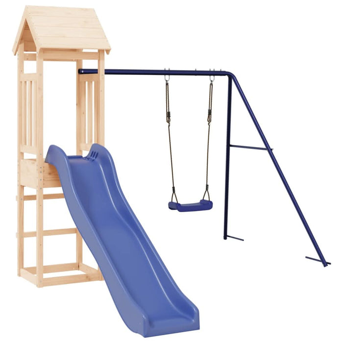 Set de joacă pentru exterior, lemn masiv de pin - WALTI WALTI