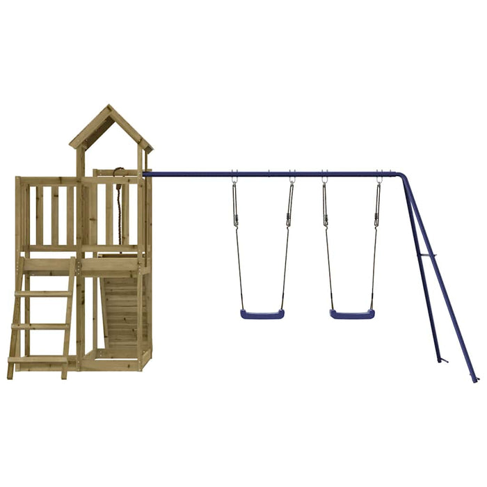 Set de joacă pentru exterior, lemn de pin impregnat - WALTI WALTI